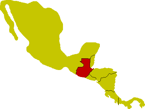 Karte Guatemala