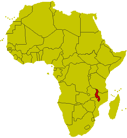 Karte Malawi