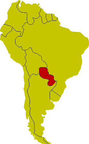 Karte Paraguay