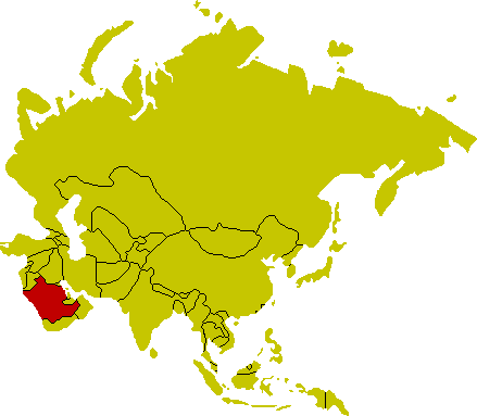 Karte Saudiarabien