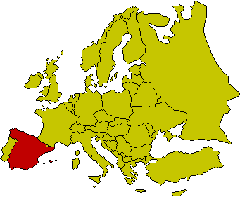 Karte Spanien