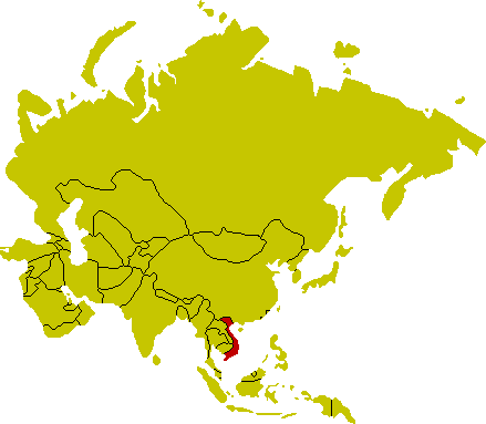 Karte Vietnam